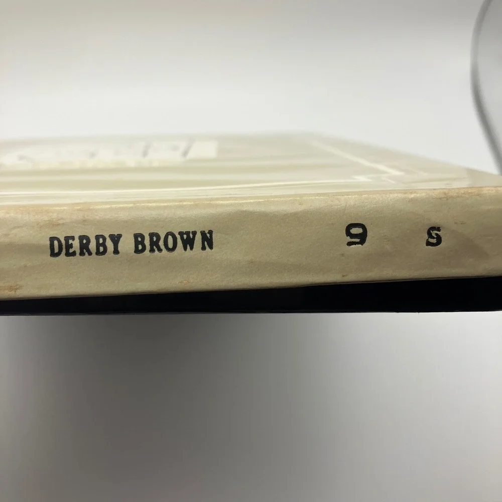 Vintage Christian Dior Les Bas Ultra‎ Derby Brown Nylon Stockings 9 S New READ